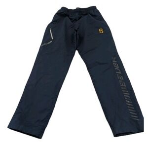Bauer Team Lined Warm Up Pants Mens Small‎ Lightweight Navy Athletic